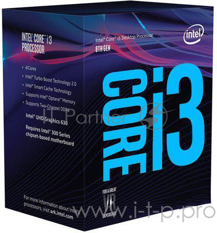 Процессор Intel Original Core i3 9100F Soc-1151v2 (BX80684I39100F S RF7W) (3.6GHz) Box