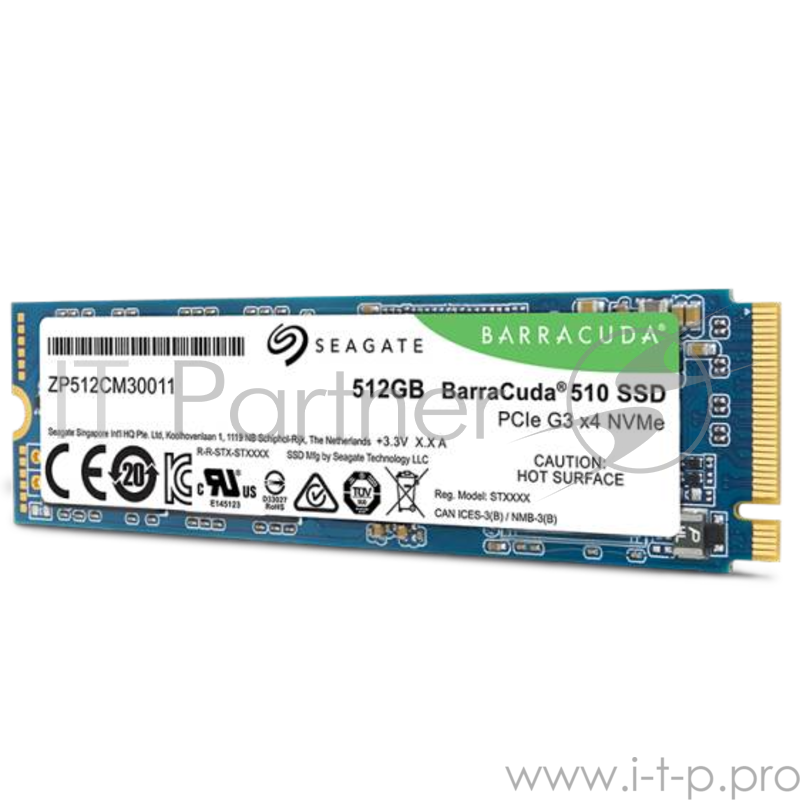 SSD жесткий диск M.2 2280 512GB ZP512CM30041 SEAGATE