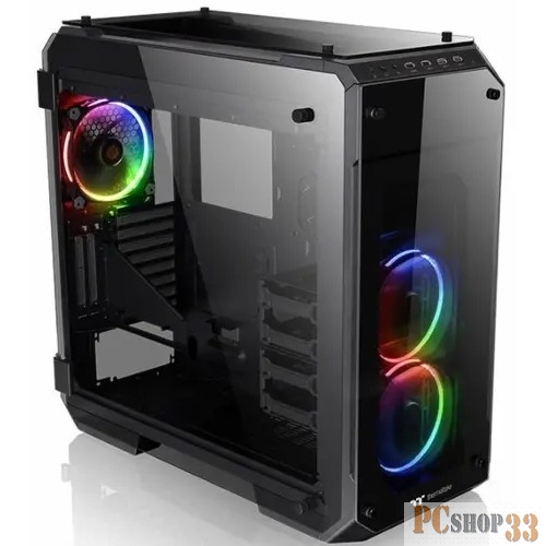 Корпус View 71 TG RGB (870680) CA-1I7-00F1WN-01 /Black/Win/SPCC/Tempered Glass*4/Color Box/Riing 140mm RGB Fan*3
