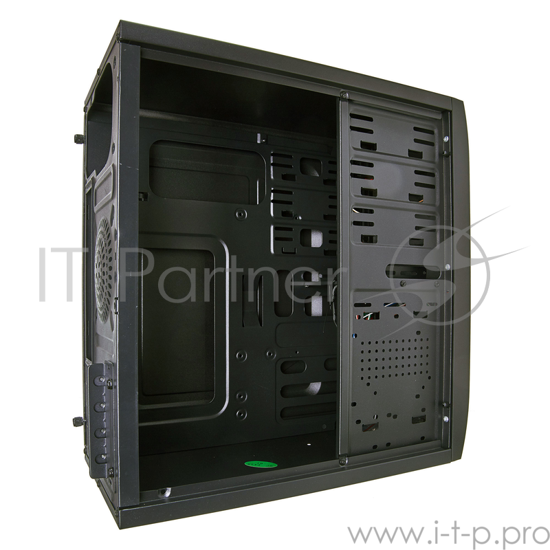 Корпус Minitower Exegate QA-410 Black, mATX, <XP400, Black, 120mm> 2*USB, Audio