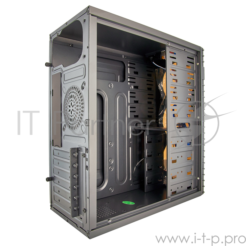 Корпус Exegate EX278408RUS Miditower Exegate XP-331U Black, ATX, <XP600, Black,120mm>, 1*USB+1*USB3.0, Audio