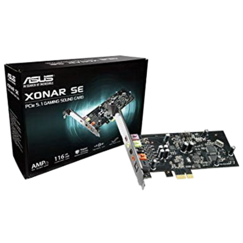 Звуковая карта Asus PCI-E Xonar SE (C-Media 6620A) 5.1 Ret