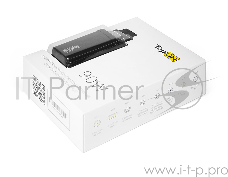 Универсальное зарядное устройство TopON U90W для ноутбуков и цифровой техники. 8 коннекторов.