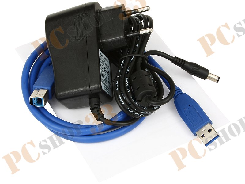 Разветвитель 4 порта USB3.0 STLab U-540, внешн., с блоком питания