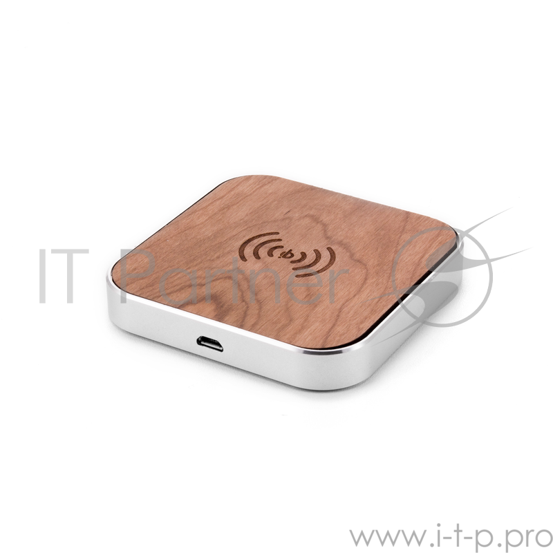 Беспроводная зарядка Gmini GM-WCT-D04N, дерево