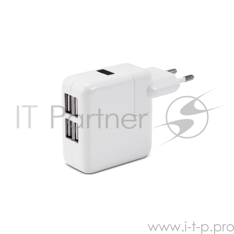 Зарядное устроиство USB от сети питания 220В Gmini GM-WC-184-4USB с 4 USB портами, белый