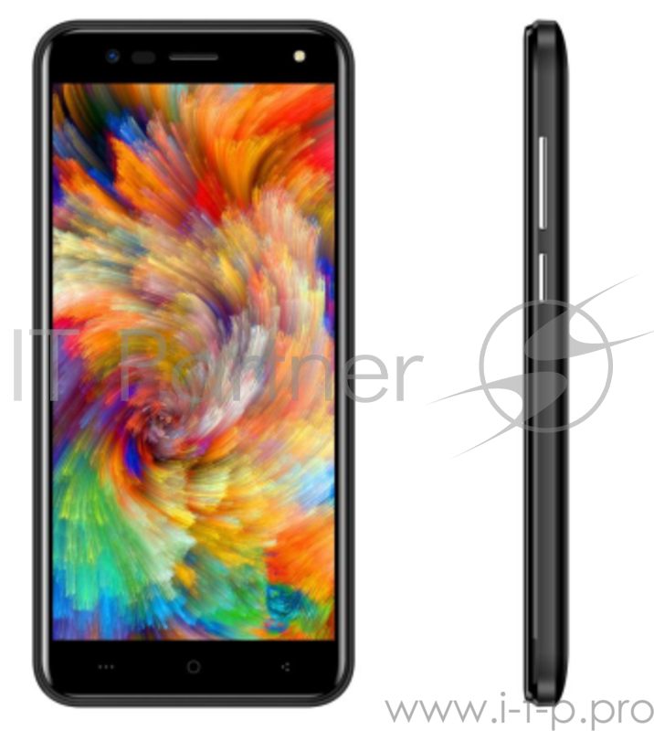 Телефон сотовый Fly Life Sky Dark blue, 5.34'' 18:9 960x480, 1.3GHz, 4 Core, 1GB RAM, 8GB, 8Mpix/5Mpix, 2 Sim, 2G, 3G, LTE, BT v4.2, WiFi 802.11 a/b/g/n, GPS, Micro-USB, 3000mAh, Android GO