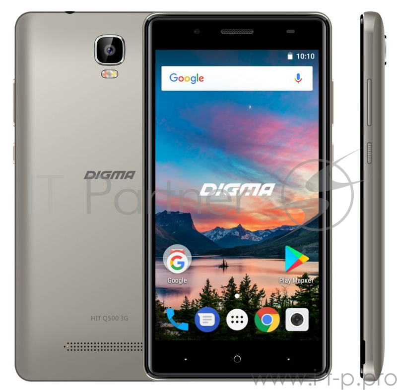 Смартфон Digma HIT Q500 3G 8Gb серый моноблок 3G 2Sim 5