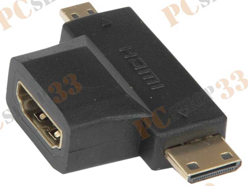 micro-HDMI/mini-HDMI<->HDM