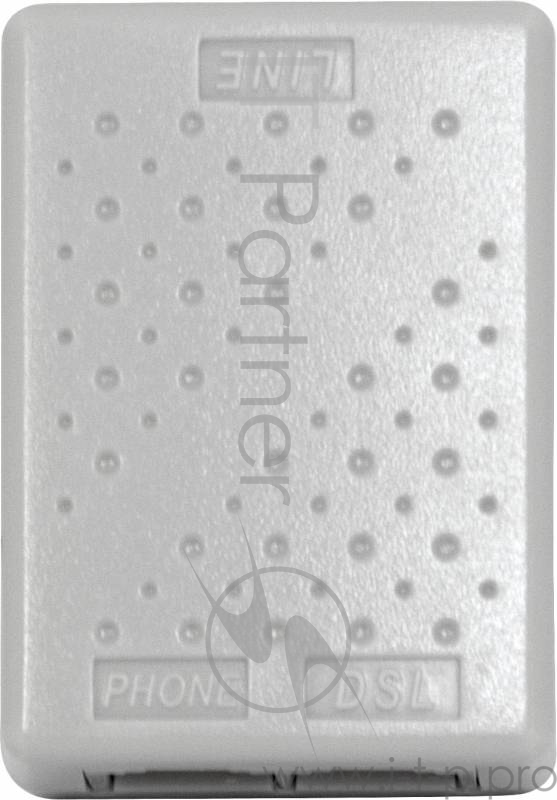 Модем D-Link DSL-30CF/RS Сплитер ADSL Annex A 1xRJ11 вход и 2xRJ-11 выход с 12cm телеф кабелем