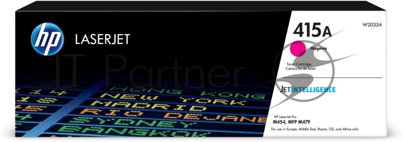 Тонер Картридж HP 415A W2033A пурпурный (2100стр.) для HP HP LJ M454/MFP M479