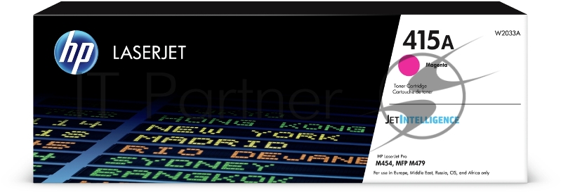 Тонер Картридж HP 415A W2033A пурпурный (2100стр.) для HP HP LJ M454/MFP M479