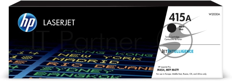 Тонер Картридж HP 415A W2030A черный (2400стр.) для HP LJ M454/MFP M479