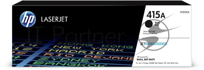 Тонер Картридж HP 415A W2030A черный (2400стр.) для HP LJ M454/MFP M479
