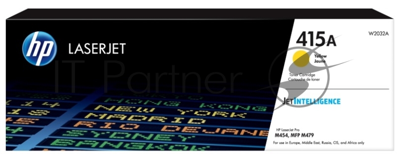 Тонер Картридж HP 415A W2032A желтый (2100стр.) для HP HP LJ M454/MFP M479