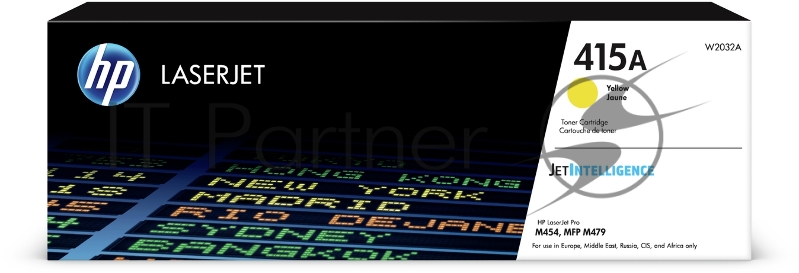 Тонер Картридж HP 415A W2032A желтый (2100стр.) для HP HP LJ M454/MFP M479