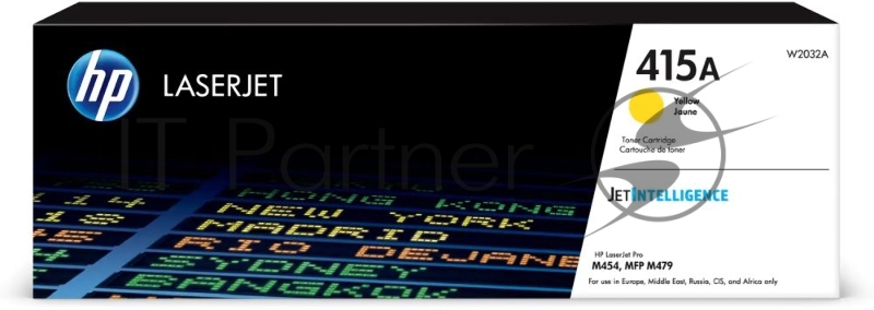 Тонер Картридж HP 415A W2032A желтый (2100стр.) для HP HP LJ M454/MFP M479