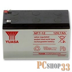 батареи Yuasa Батарея для ИБП NP7-12 12V/7Ah (691725)
