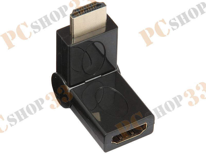 Переходник HDMI<->HDMI(F) ORIENT C070, поворотный