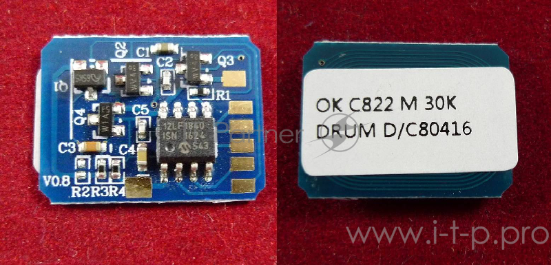 Чип OKI C822/831/841 DRUM Magenta,30K (44844406) (ELP Imaging®)
