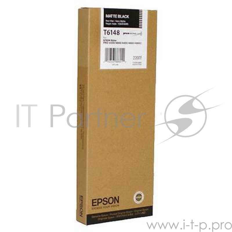 Расходные материалы EPSON C13T614800 Картридж EPSON для Stylus Pro 4450 (220 мл) (matte black)