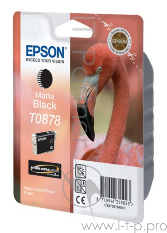 Расходные материалы EPSON C13T08784010 Epson картридж для St.Ph. R1900 (Matte Black) (cons ink)