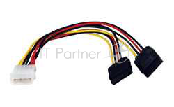 Переходник питания PATA HDD->2xSATA HDD Gembird CC-SATA-PSY