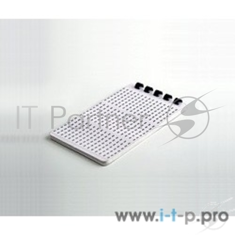 Монтажное оборудование Hyperline WMB-1 Самоклеющиеся маркеры 25.0мм x 6.5мм (0-9), переплет (10 листов)