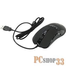 Мышь Oklick 865G черный/черный оптическая (2400dpi) USB игровая (5but) 368643