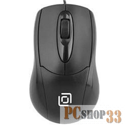 Мышь Oklick 305M черный оптическая (1000dpi) проводная USB (2but) 412850