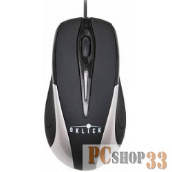 Мышь Oklick 235M black/silver optical (800dpi) USB (3but) 997813