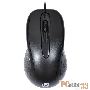 Мышь Oklick 205M черный оптическая (800dpi) USB (3but) 945630