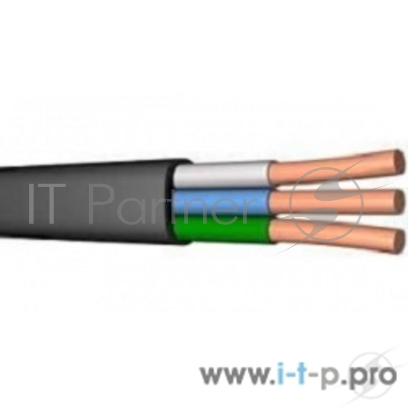 ККЗ Кабель ВВГ-Пнг(А)-LS 3x4 ок (N, PE) ГОСТ (бухта 100 м)