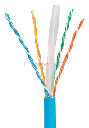 Кабель информационный Panduit TX6000 PUL6004WH-FE кат.6 U/UTP не экранированный 4X2X23AWG LSZH внутренний 305м белый