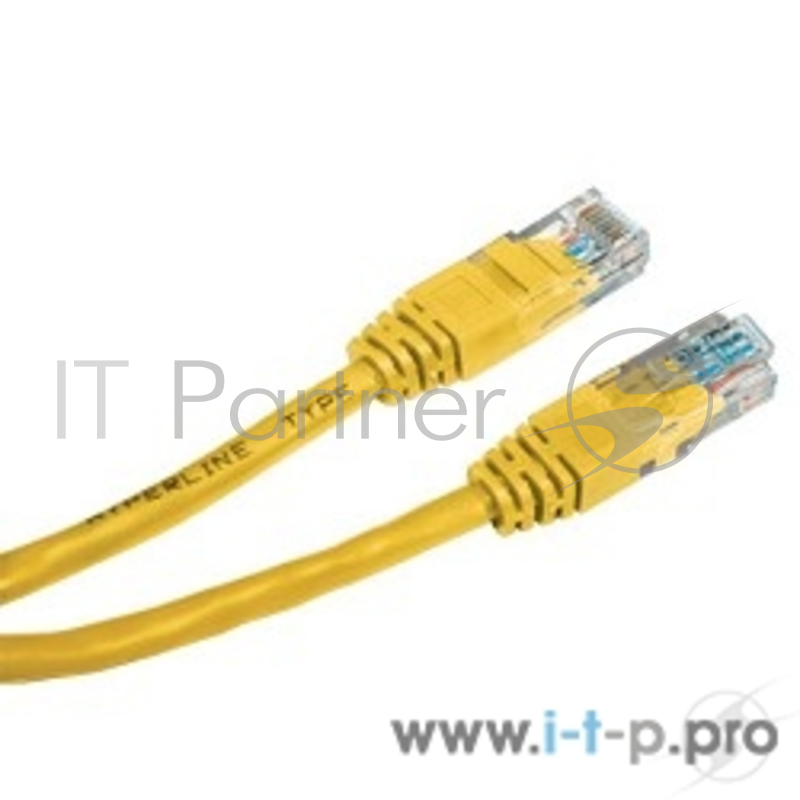 Коммутационный шнур Комм шнур, UTP, кат 5e, 1м с RJ45 (желтый)