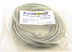 Кабель Patch cord UTP кат.5e 5m