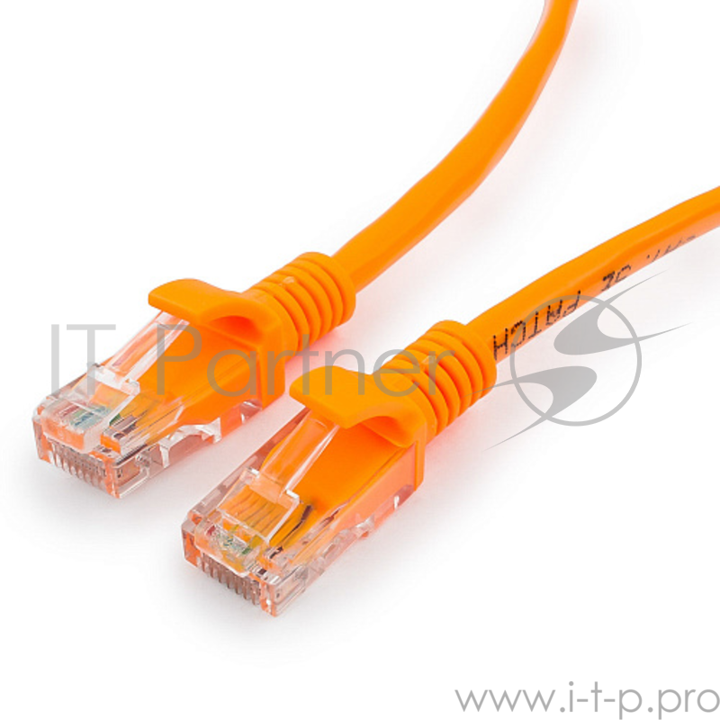 Патч-корд UTP Gembird кат. 5e, 1м, литой, многожил. (оранжевый)