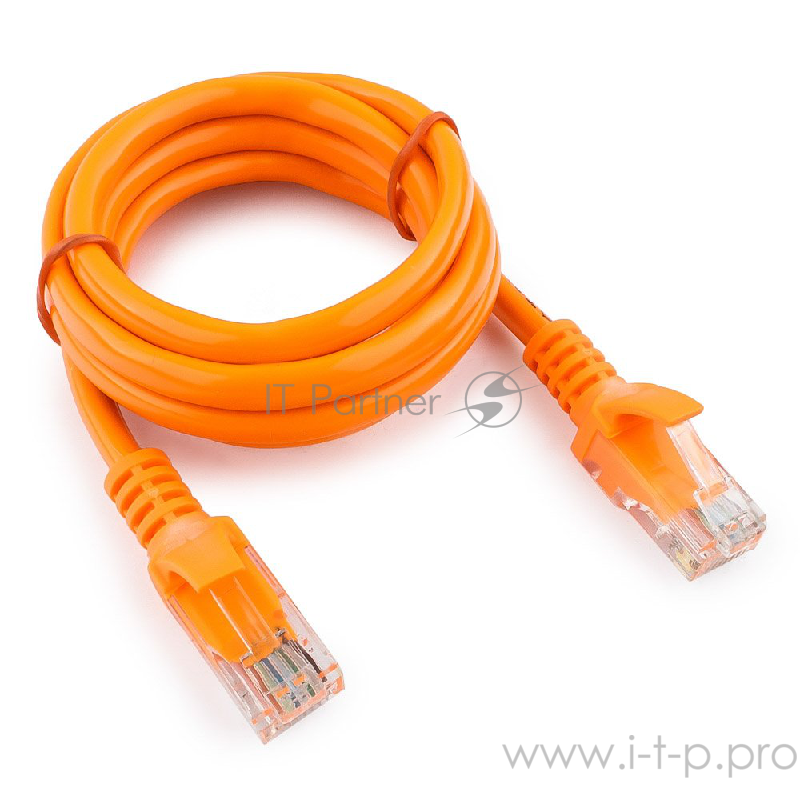 Патч-корд UTP Gembird кат. 5e, 1м, литой, многожил. (оранжевый)