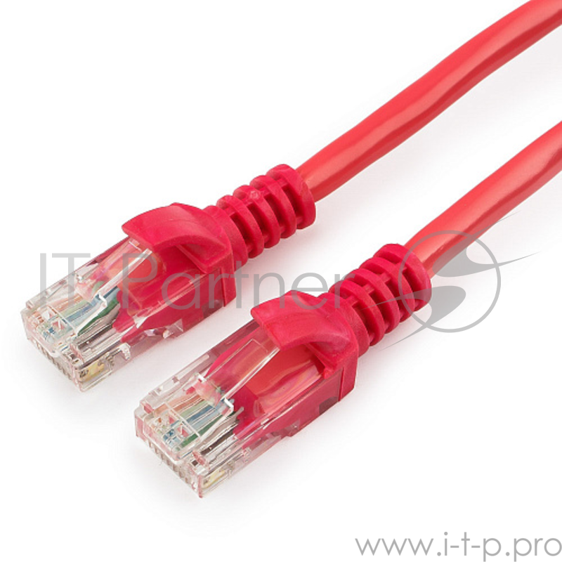 Патч-корд UTP Gembird кат.5e, 2м, литой, многожильный (розовый)
