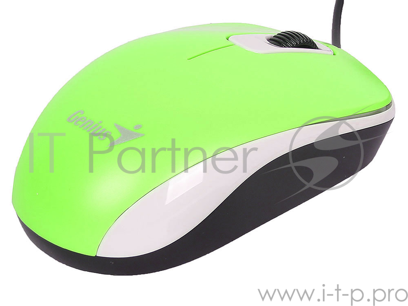 Мышь Genius DX-110 Green USB, Мышь оптическая, 1000 dpi, 3 кнопки 31010116105