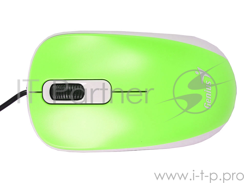 Мышь Genius DX-110 Green USB, Мышь оптическая, 1000 dpi, 3 кнопки 31010116105