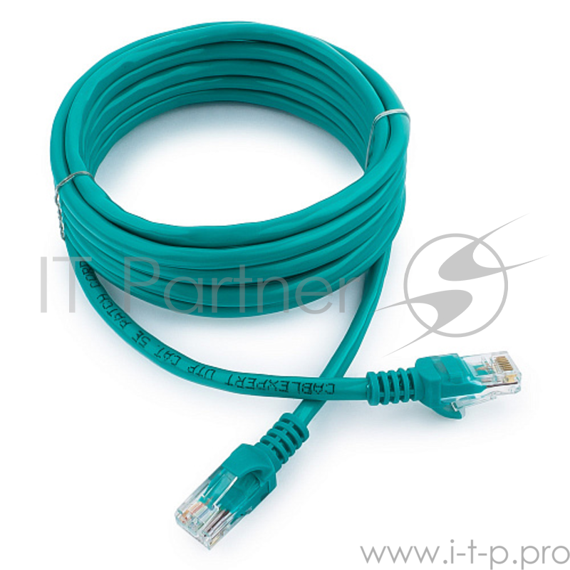 Патч-корд UTP Gembird кат.5e, 3м, литой, многожильный (зеленый)