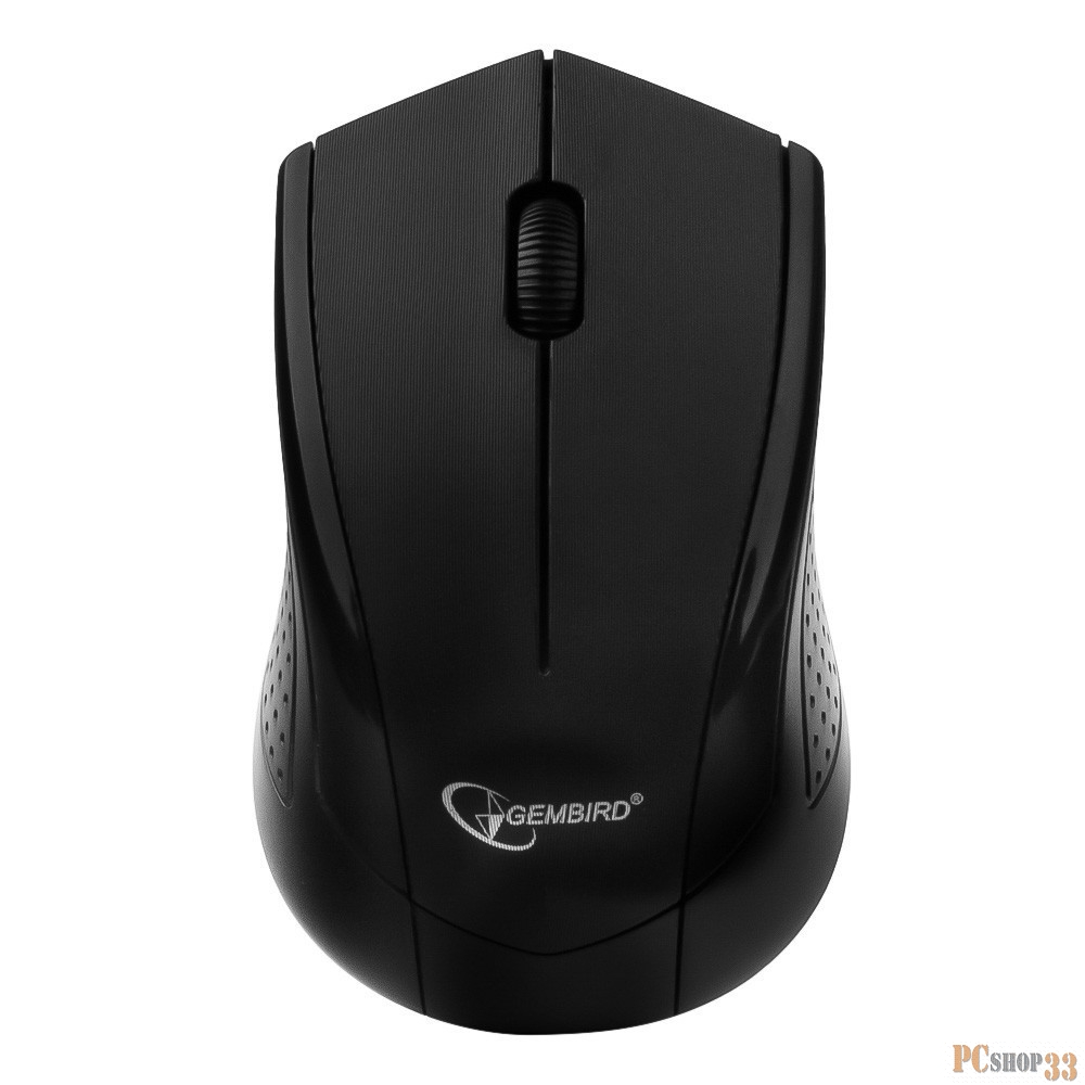 Мышь Gembird MUSW-305 Black USB {Мышь беспроводная, 2кнопоки+колесо-кнопка, 2.4ГГц, 1000 dpi}