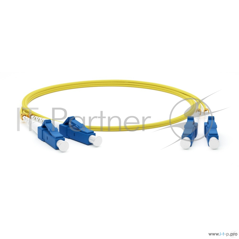 Патч-корд волоконно-оптический Hyperline FC-D2-9-FC/UR-LC/UR-H-2M-LSZH- (шнур) SM 9/125 (OS2), FC/UPC-LC/UPC, duplex, LSZH, 2 м