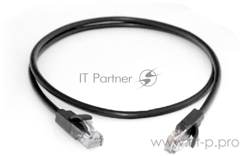 Greenconnect Патч-корд прямой 0.1m, UTP кат.5e, черный, позолоченные контакты, 24 AWG, литой, GCR-LNC06-0.1m, ethernet high speed 1 Гбит/с, RJ45, T568B Greenconnect Патч-корд прямой 0.1m, UTP кат.5e, черный, позолоченные контакты, 24 AWG, литой, GCR-