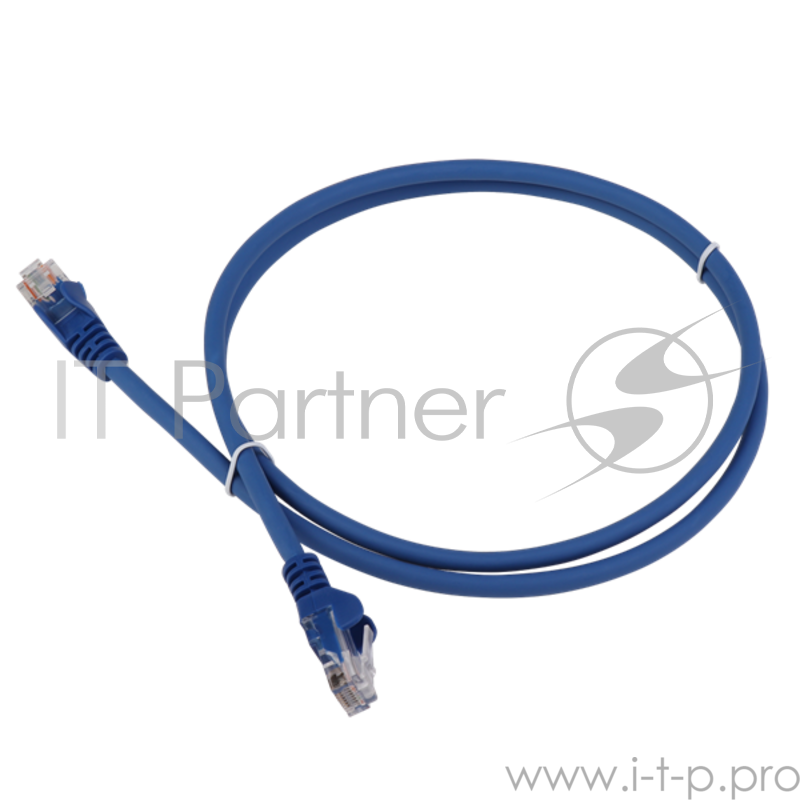 Патч-корд Lanmaster LAN-PC45/U5E-5.0-BL вилка RJ-45-вилка RJ-45 кат.5е 5м синий LSZH (уп.:1шт)