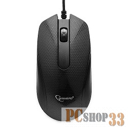 Мышь Gembird MOP-105, USB, черный, 2кн.+колесо-кнопка, 1000DPi