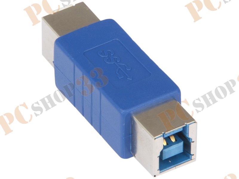 Переходник USB3.0 B(F)-B(F) Flextron AU3-BFBF-01-P1