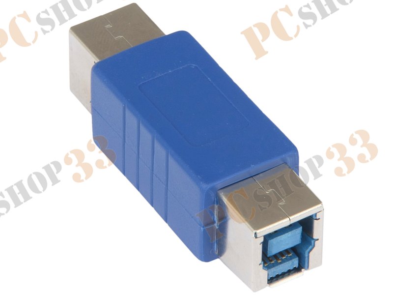 Переходник USB3.0 B(F)-B(F) Flextron AU3-BFBF-01-P1