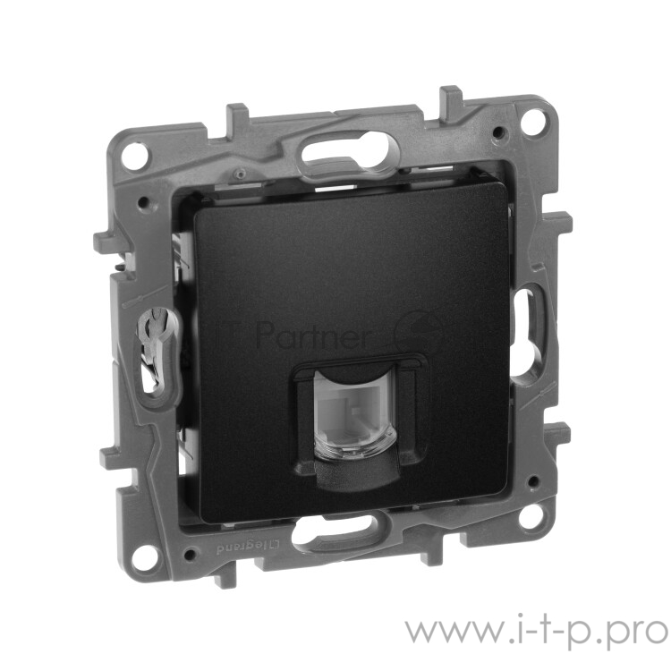 ETIKA Розетка RJ11, антрацит ETIKA Розетка RJ11, антрацит